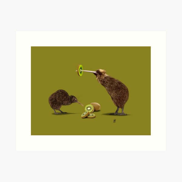 Item preview, Kiwi (Colour) designed and sold by rob art | illustration.