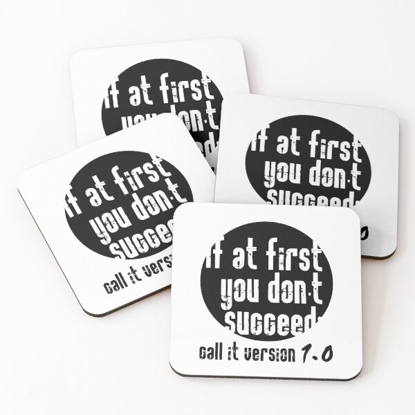Item preview, If at first you don't succeed; call it version 1.0  designed and sold by Cyndy K..
