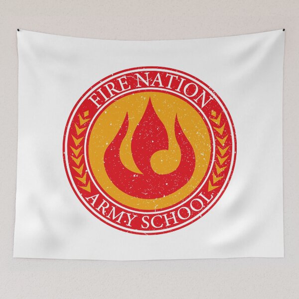 Item preview, Fire Nation Army School WORN logo designed and sold by GraphicBazaar.