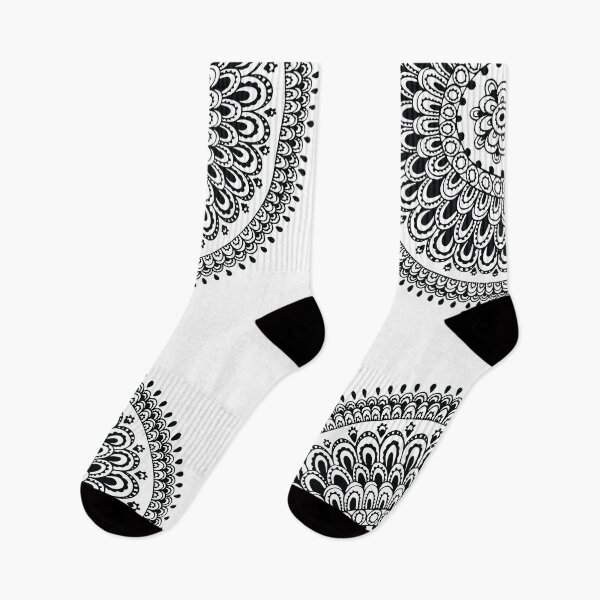 Item preview, Mandala Black and White by Hayley Lauren Design designed and sold by hayleylauren.