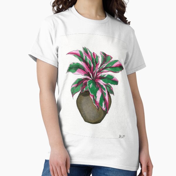 Pink Calathea Classic T-Shirt