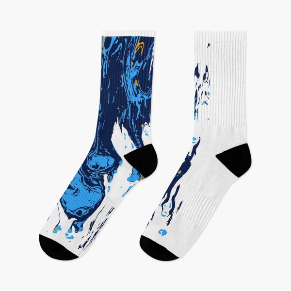 Item preview, Blue Art Wave of colors and liquid pattern designed and sold by dahool23.