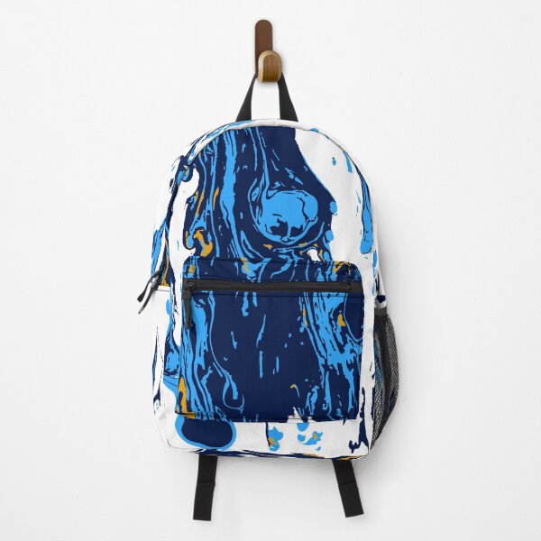 Item preview, Blue Art Wave of colors and liquid pattern designed and sold by dahool23.