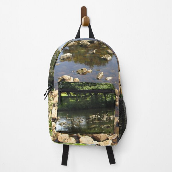 Merch #99 -- Stream Stones - Shot 2 (Hadrian's Wall) Backpack