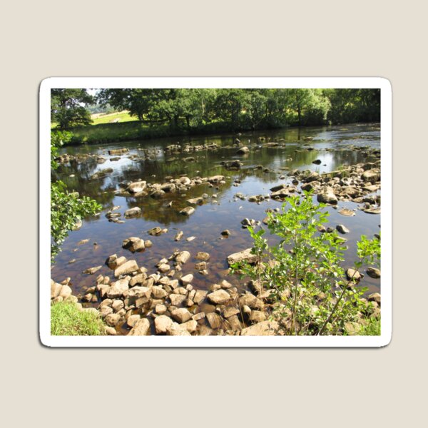 Merch #99 -- Stream Stones - Shot 2 (Hadrian's Wall) Magnet