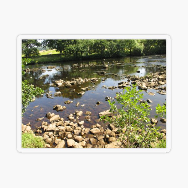 Merch #99 -- Stream Stones - Shot 2 (Hadrian's Wall) Transparent Sticker
