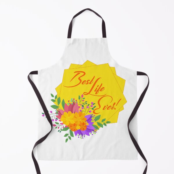 Item preview, Best Life Ever - Yellow Floral  designed and sold by Yesido.