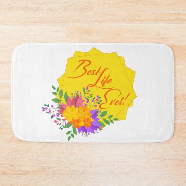 Item preview, Best Life Ever - Yellow Floral  designed and sold by Yesido.