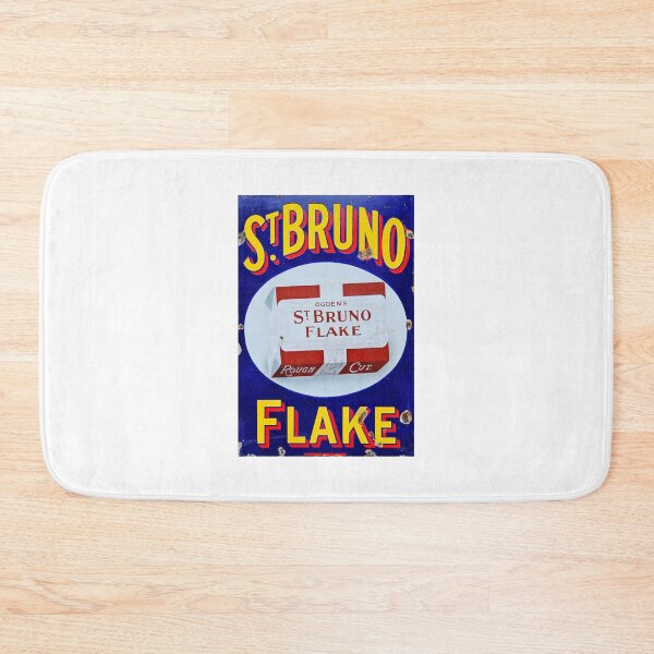 Item preview, St Bruno Flake advert vintage enamel tobacco sign designed and sold by Random Railways.