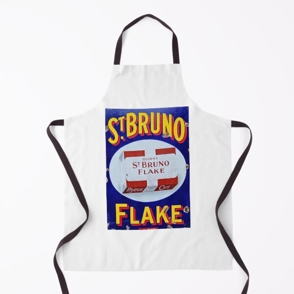 Artikelvorschau, St. Bruno Flake Anzeige Vintage Emaille Tabak Zeichen entworfen und verkauft von Random Railways.