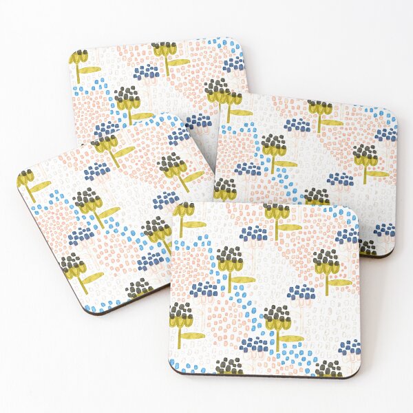 Item preview, Tulip Pop // Abstract Flower Dot Print designed and sold by fossdesign.