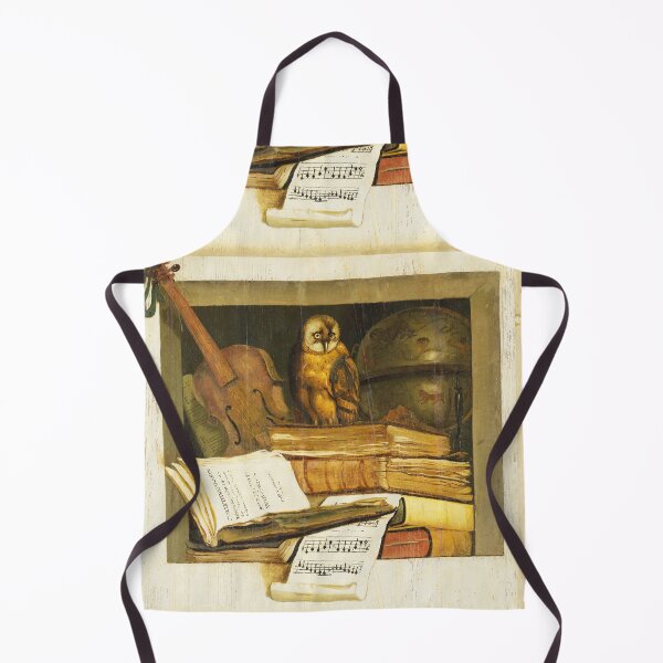 Item preview, Still Life,Books, Sheet Music,Violin, Celestial Globe and Owl designed and sold by BulganLumini.