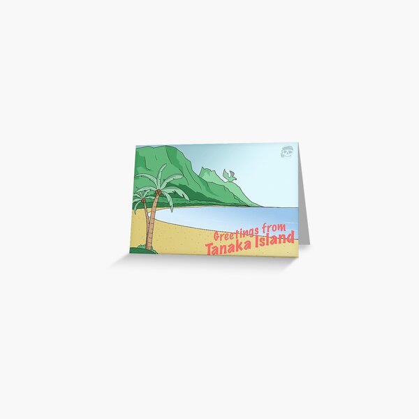 Tanaka Island Postcard Greeting Card
