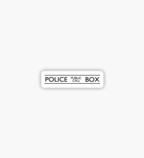 Police Public Call Box Sticker