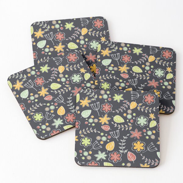 Item preview, Floral pattern stickers, Floral stickers set, Floral pattern mask, Floral pattern t-shirts designed and sold by quixoticmonkey.