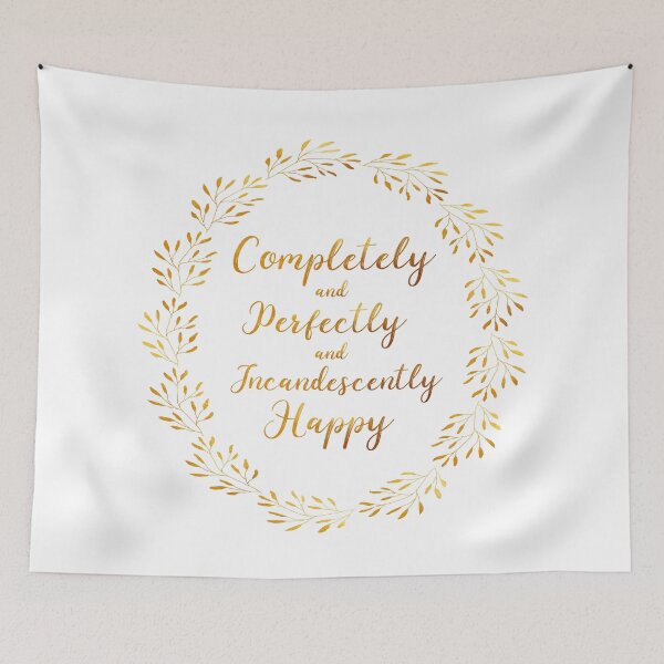Item preview, Completely and Perfectly and Incandescently Happy | Gold designed and sold by RocketPunchSC.