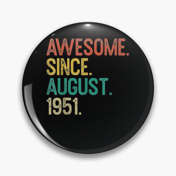 Item preview, 69th Birthday Vintage Awesome August 1951 Gifts 69 Years Old designed and sold by Jocasta1998.