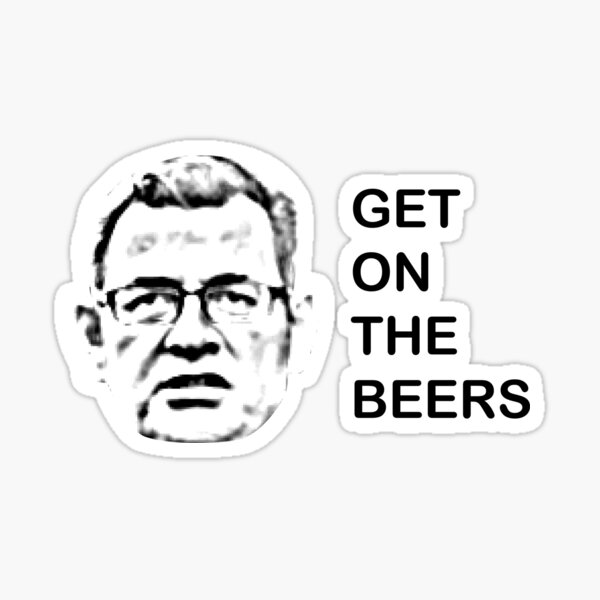 Dan Andrews Getting On The Beers Sticker By Nrg123 Redbubble