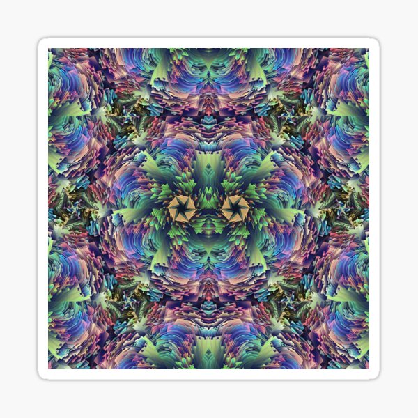 Mirrored Abstract #2 Sticker