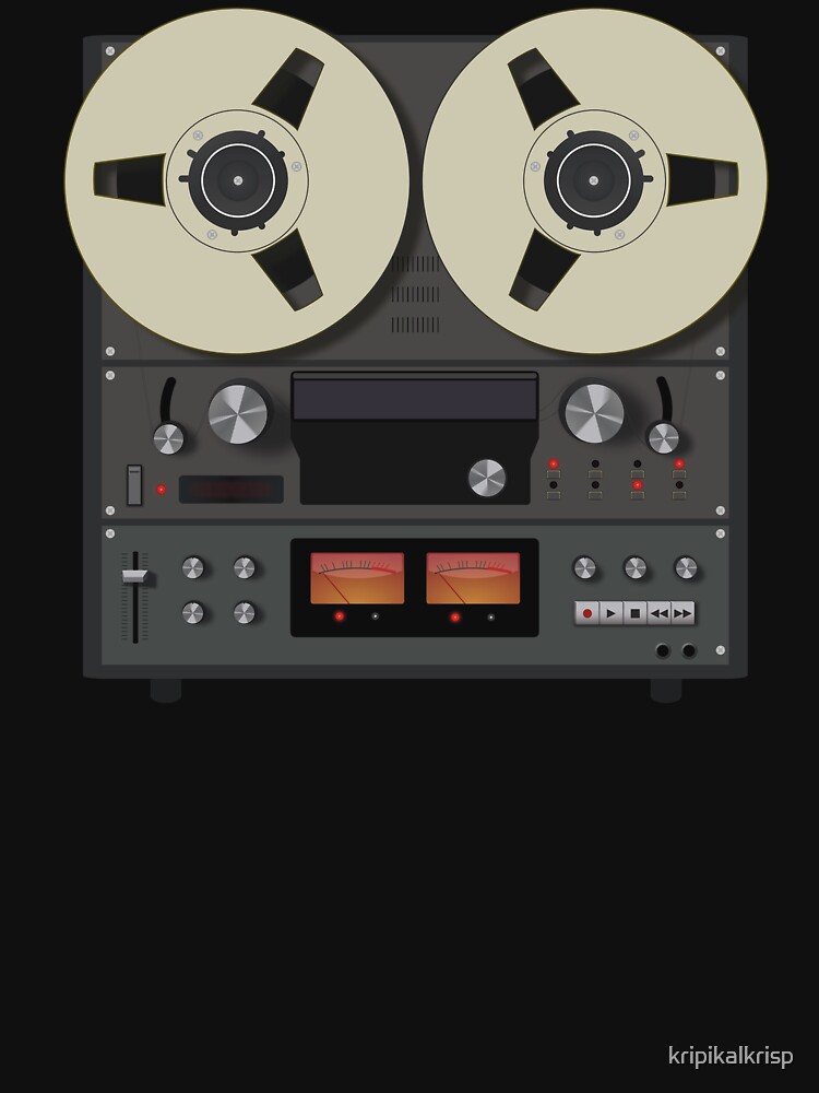 Reel to Reel Tape Machine T Shirt Analog Tape Machine Audiophile