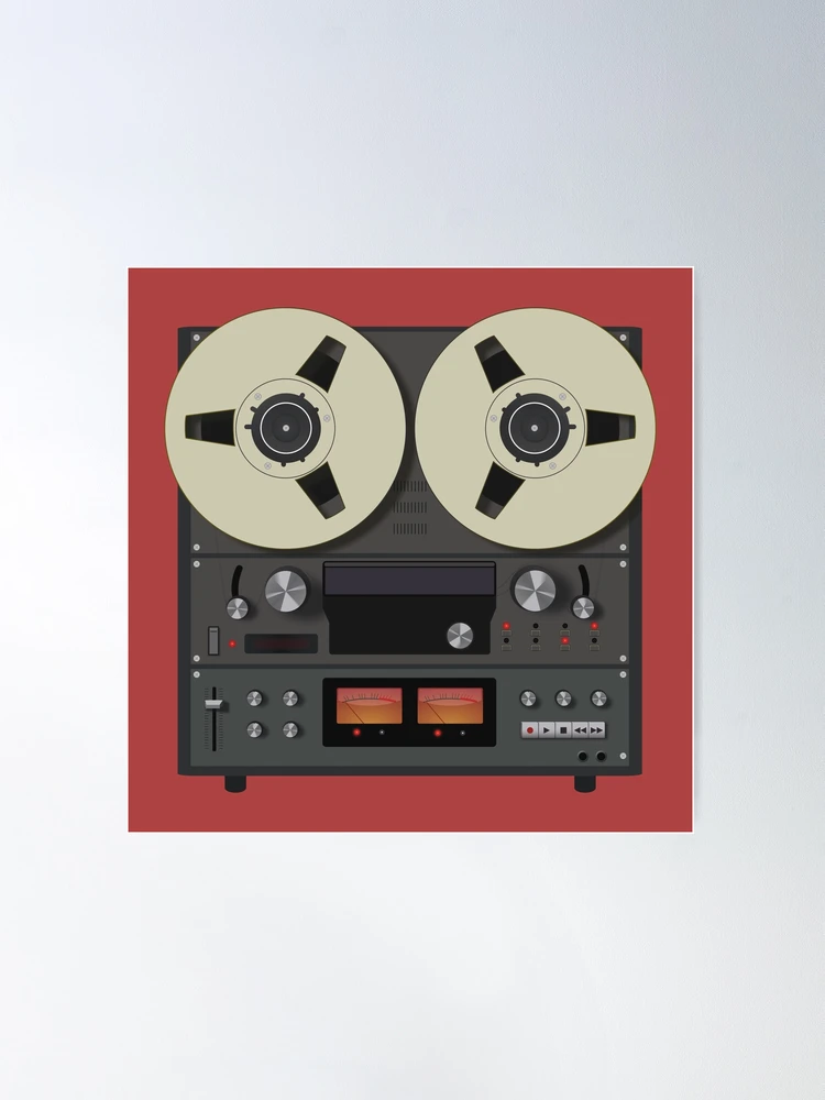 Reel To Reel Tape Recorder Revox  Art Board Print for Sale by  ButcheredImage