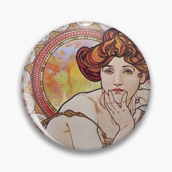 Item preview, Alphonse Mucha - Topaz designed and sold by artcenter.