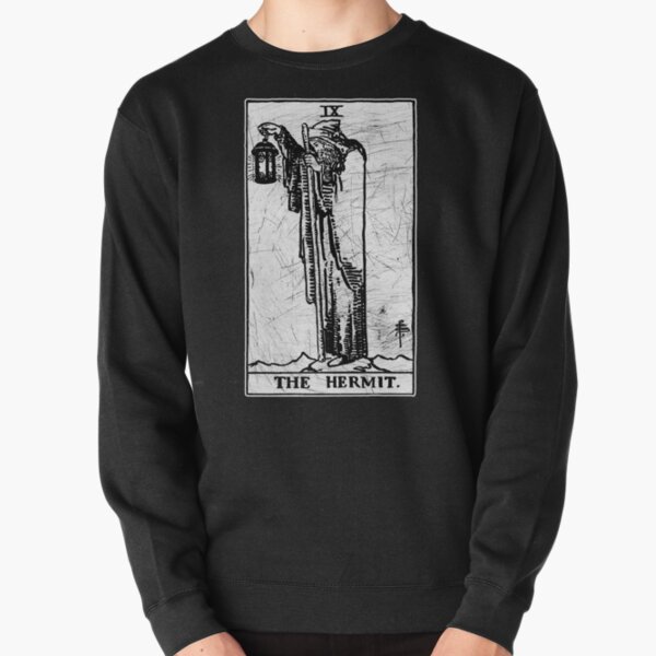 The Hermit Tarot Card - Major Arcana - fortune telling - occult Pullover Sweatshirt