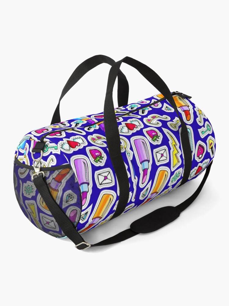 Discover 1980's Makeup Products Girly Icons Duffel Bag
