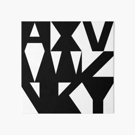 AXMVWZNKY Art Board Print