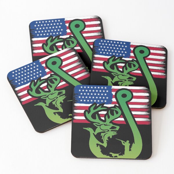 Item preview, Gift For Patriotic Deer Hunters and Fishers designed and sold by Rzelemenz.