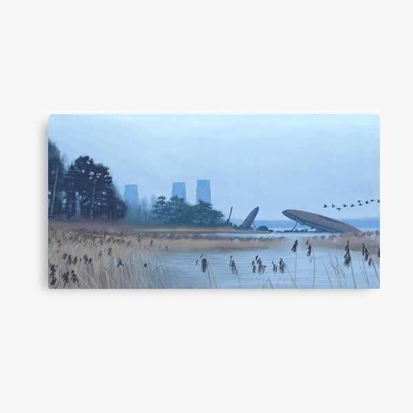 Magnetrindiskar, Spånviken Canvas Print