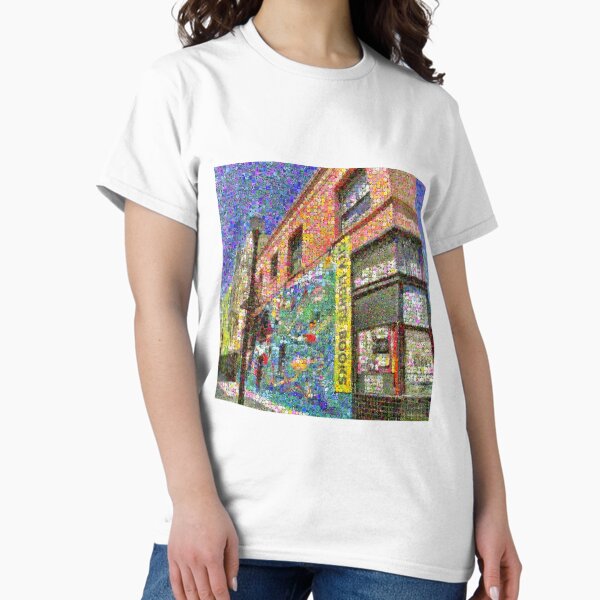 Item preview, City Lights Bookstore in Bloom designed and sold by RADOimages.