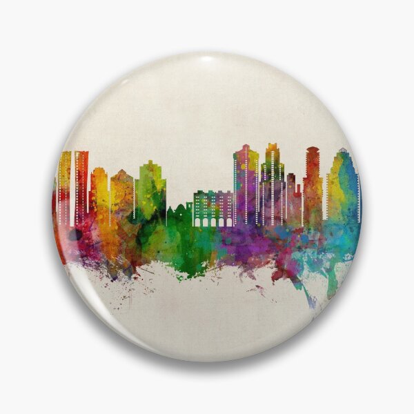Item preview, Benidorm Spain Skyline designed and sold by ArtPrints.