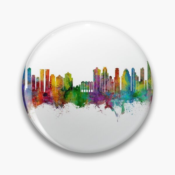 Item preview, Benidorm Spain Skyline designed and sold by ArtPrints.