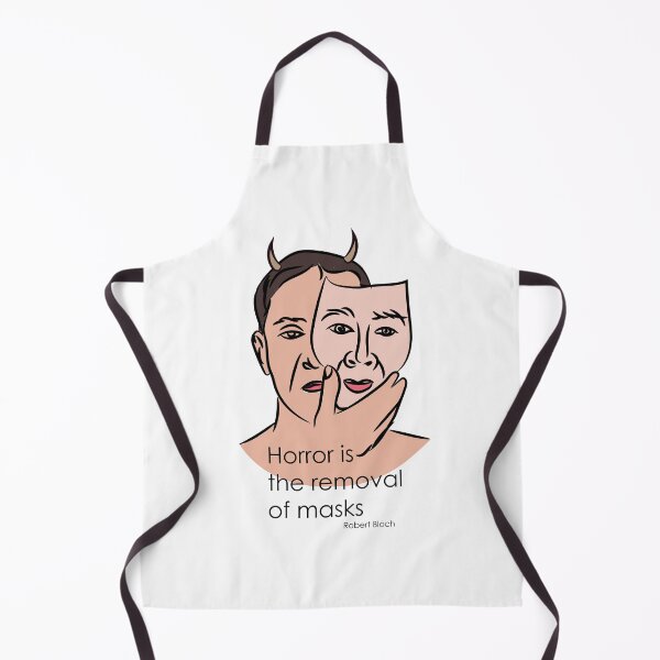 Item preview, man under face mask | Robert Bloch quotation Horror is the removal of masks designed and sold by KARTICK DUTTA.
