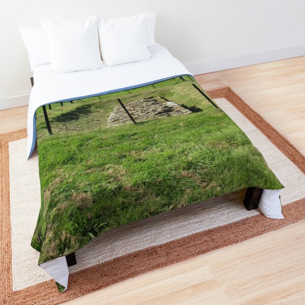 Merch #100 -- Fenced Off Rock Remains (Hadrian's Wall) Comforter