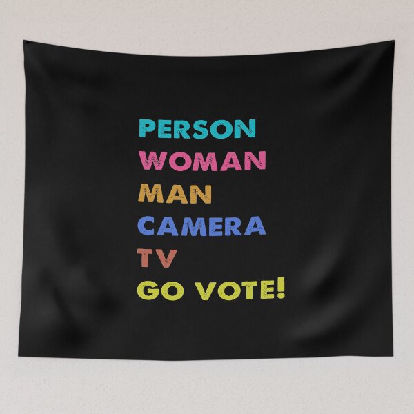 Item preview, Person woman man camera tv go vote designed and sold by Kathrine2302.
