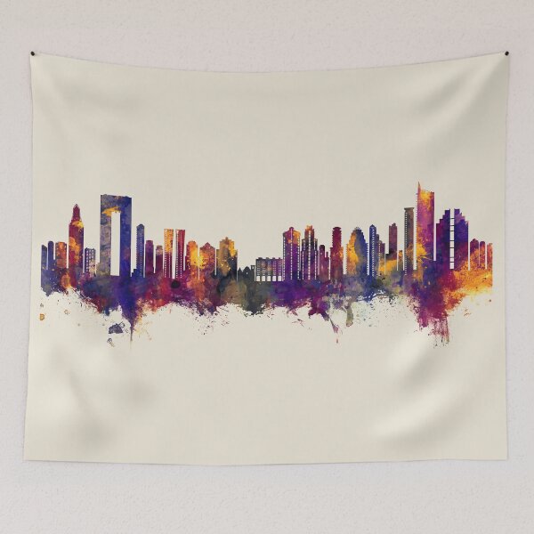Item preview, Benidorm Spain Skyline designed and sold by ArtPrints.