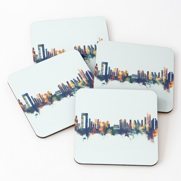Item preview, Benidorm Spain Skyline designed and sold by ArtPrints.