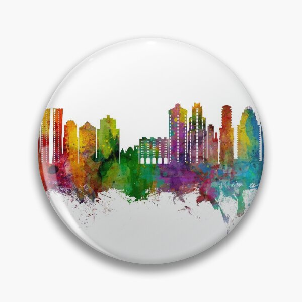 Item preview, Benidorm Spain Skyline designed and sold by ArtPrints.