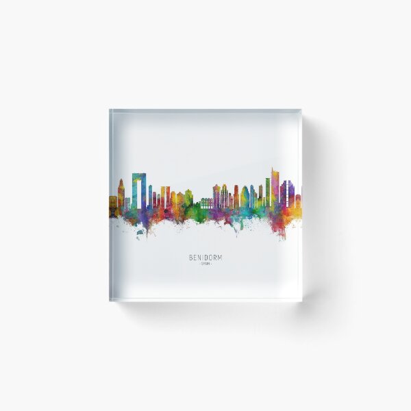 Item preview, Benidorm Spain Skyline designed and sold by ArtPrints.