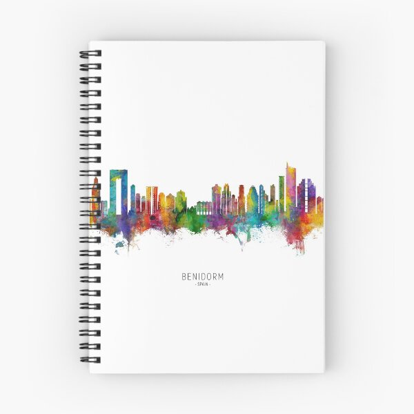 Item preview, Benidorm Spain Skyline designed and sold by ArtPrints.