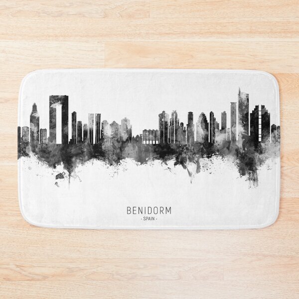 Item preview, Benidorm Spain Skyline designed and sold by ArtPrints.