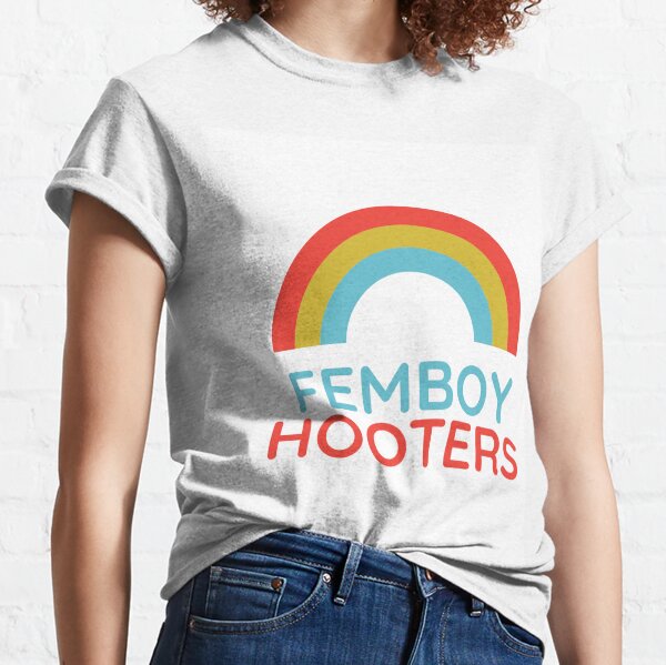 Femboy Hooters 100% Recycled T-shirt Femboy Clothes Weeb Femboys Sissies  LGBTQIA Catboy 