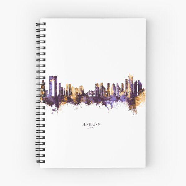 Item preview, Benidorm Spain Skyline designed and sold by ArtPrints.