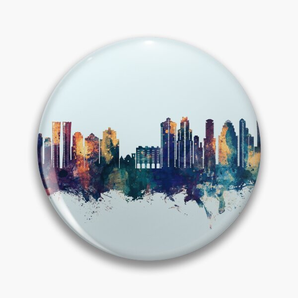 Item preview, Benidorm Spain Skyline designed and sold by ArtPrints.