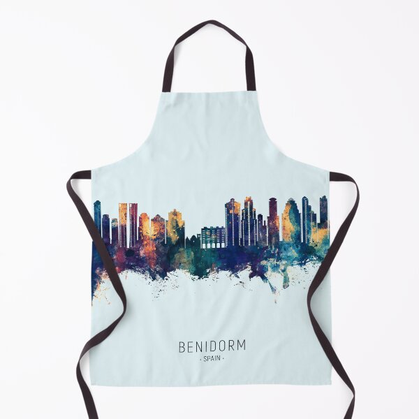 Item preview, Benidorm Spain Skyline designed and sold by ArtPrints.