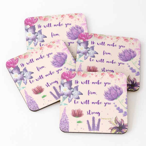 Item preview, He will make you strong 1 Peter 5:10 JW designed and sold by JW  Cards, stickers and more.