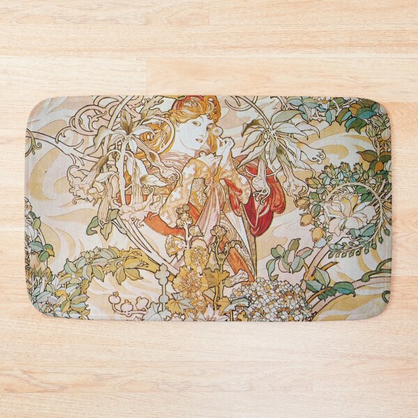 Item preview, Alphonse Mucha - Woman With Daisy designed and sold by artcenter.