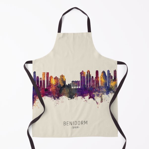 Item preview, Benidorm Spain Skyline designed and sold by ArtPrints.